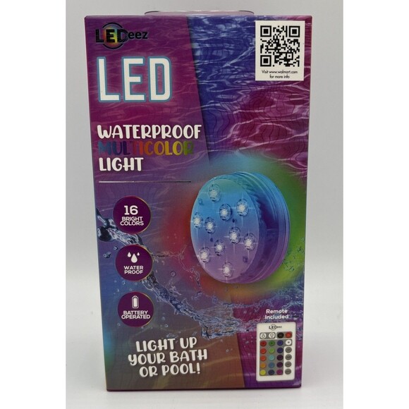 LED Waterproof Multicolor Lights, RGB 16 Different colors . Pool, Pond Or Tub - Picture 2 of 6